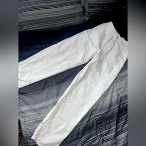 Wide leg White jeans